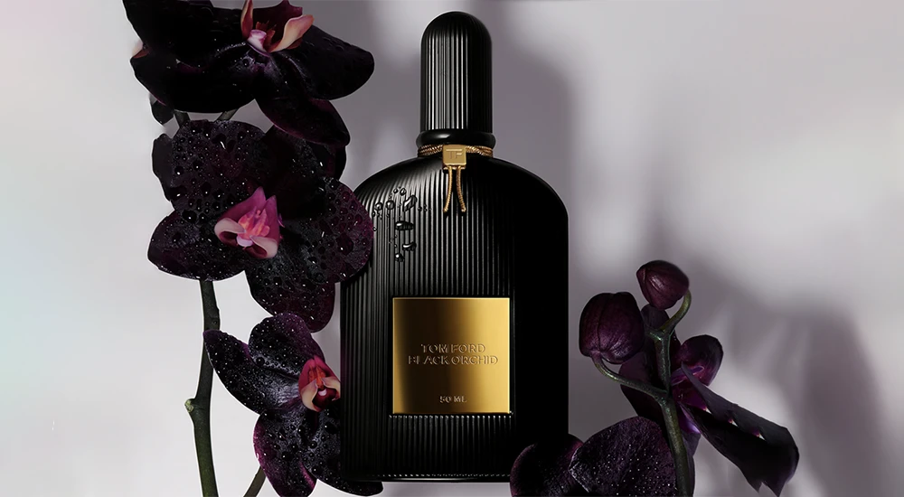 طراحی شیشه tom ford black orchid